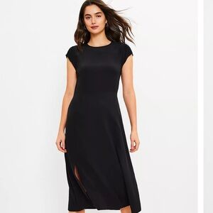 NWT Loft Flutter Sleeve Midi Dress size 12